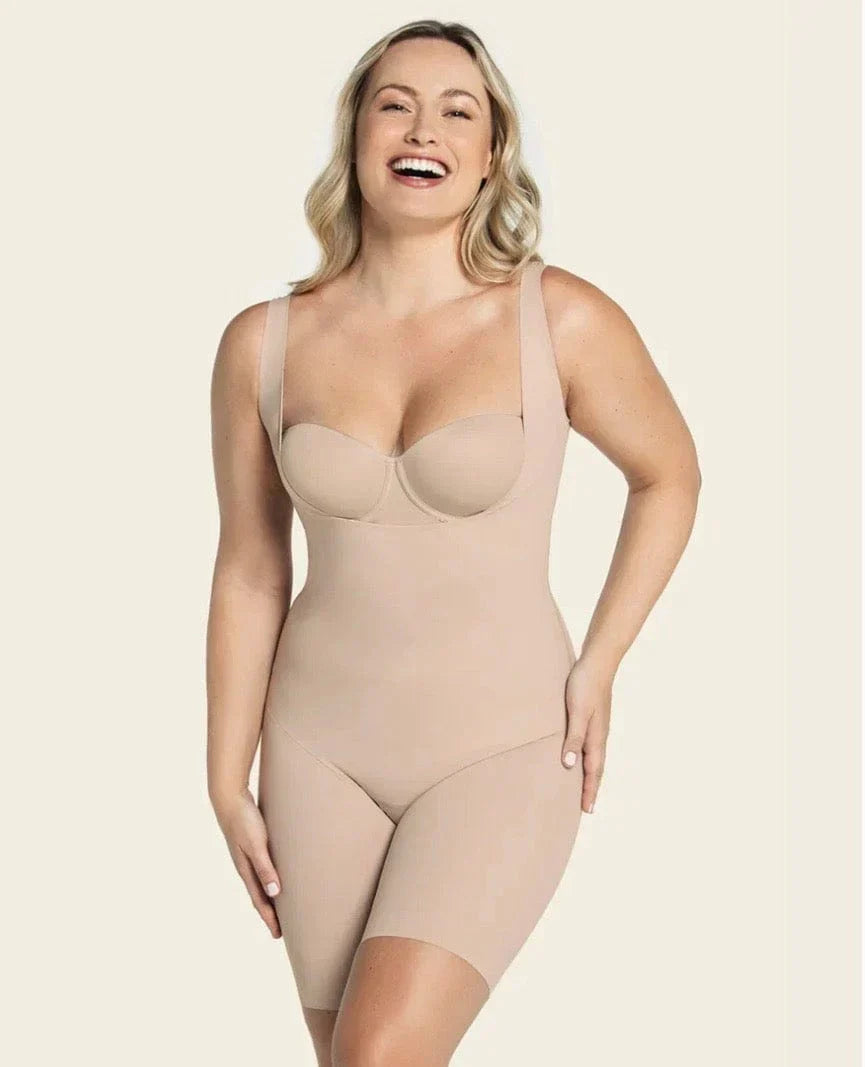 4-Piece Floral Net Nighty Set + Seamless BodyShaper