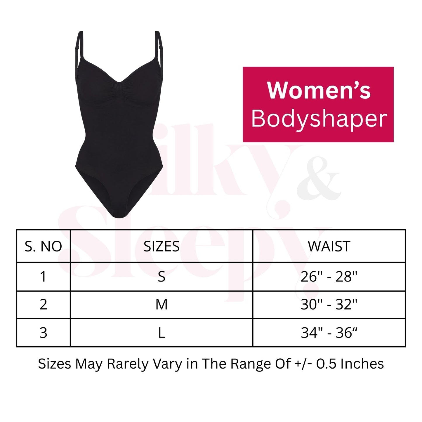 Women’s Seamless Shapewear Bodysuit (Tummy Control & Body Shaper)