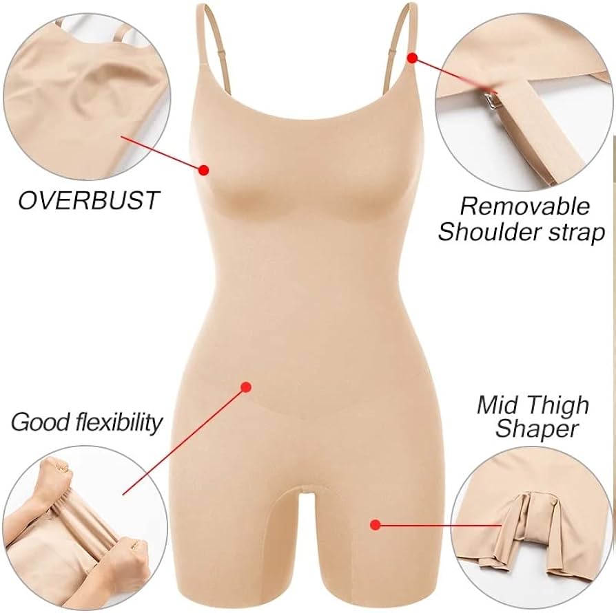 Women’s Seamless Shapewear Bodysuit (Tummy Control & Body Shaper)